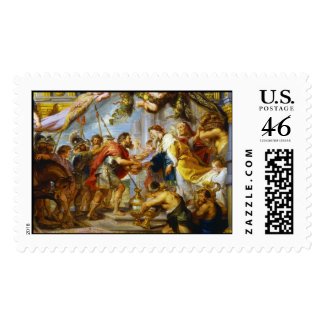 The Meeting of Abraham and Melchizedek Rubens art Postage Stamps