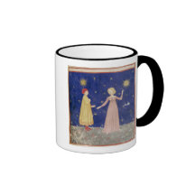The Meeting of Dante  and Beatrice Coffee Mugs