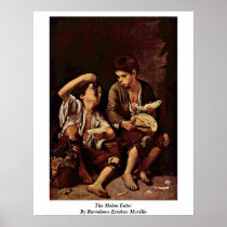 The Melon Eater By Bartolome Esteban Murillo Posters