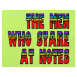 The Men Who Stare At Notes Flyer Design