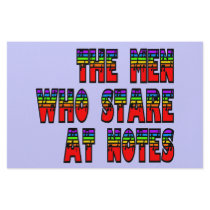 The Men Who Stare At Notes Stationery