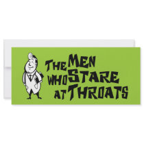 The Men Who Stare At Throats rack cards by ColorShow The Men Who Stare At Throats rack cards