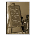 The Menu cards