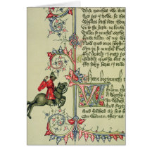 The Merchant, facsimile detail from Greeting Card