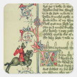 The Merchant, facsimile detail from Square Stickers