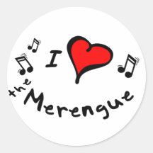 the Merengue I Heart-Love Gift Sticker