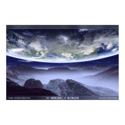 The Merging Of Worlds Posters by JasonQ001