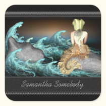 The Mermaid Bookplate Stickers