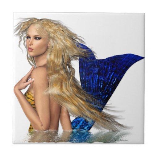 The Mermaid Ceramic Tile
