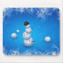 The Merry Snowman Mouse Pads