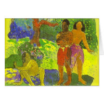 'The Messengers of Oro' - Paul Gauguin Card