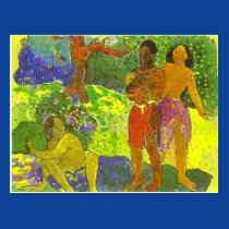 "The Messengers of Oro' - Paul Gauguin Postcard postcards