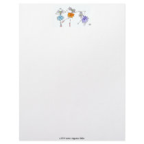 The Mice-Critter Ballet Corps stationary Personalized Letterhead