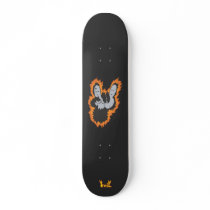 Die mächtige Affen-Tatze der Metallplattform skateboards
