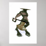 The Mighty Minotaur Print