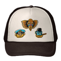 The Mighty Monkey-Men Trucker Hat