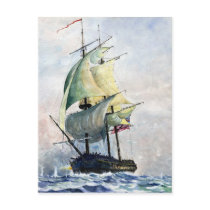 The Mighty Ship- postcard by MrNoble The Mighty Ship- postcard