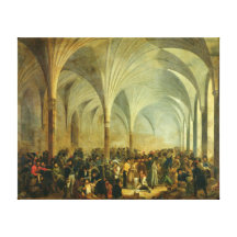 The Military Hospital of the French and Gallery Wrap Canvas