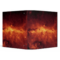 The Milky Way center aglow with dust 3 Ring Binder