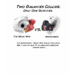 The Milky Way vs. Andromeda Tee #3 t-shirts