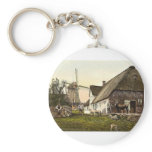 The mill at Munkmarsch, Sylt, Schleswig-Holstein, Key Chain