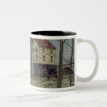 The Mills at Moret-sur-Loing, Winter, 1890 Mug