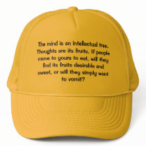 The mind is an intellectual tree. Thoughts are ... Mesh Hats