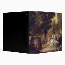 The Minuet under the Oak Tree, 1787 Vinyl Binder