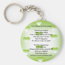 The Miracle of Friendship Key Chains