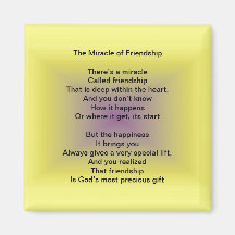 The Miracle of Friendship magnet