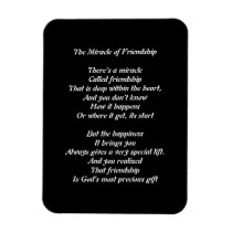 The Miracle of Friendship Magnet