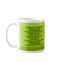 The Miracle of Friendship Coffee Mugs