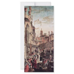 The Miracle Of The Relic Of The Holy Cross, By Car Custom Rack Cards