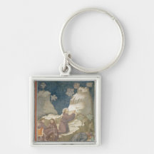 The Miracle of the Spring, 1297-99 Keychain