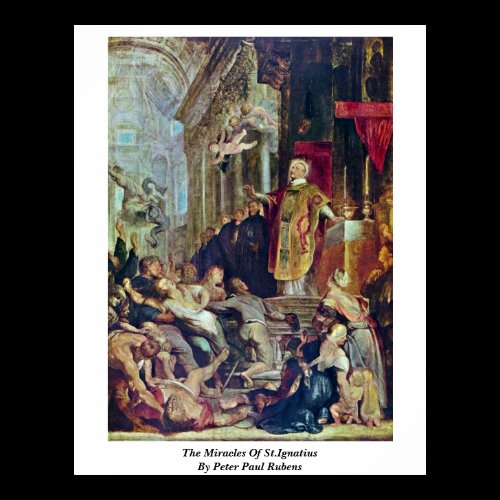 The Miracles Of St.Ignatius By Peter Paul Rubens Print