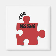 The Missing Piece Fridge Magnet