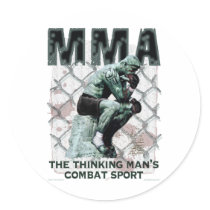 The MMA Thinker Stickers