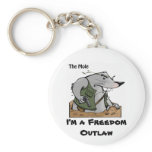 The Mole Outlaw Keychain