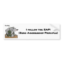 The Mole ZAP Bumper Sticker