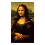 The Mona Lisa by Leonardo Da Vinci c. 1503-1505 Business Card Templates