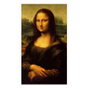 The Mona Lisa by Leonardo Da Vinci c. 1503-1505 business cards