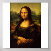 The Mona Lisa by Leonardo Da Vinci c. 1503-1505 Print