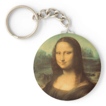 The Mona Lisa by Leonardo da Vinci Key Chains