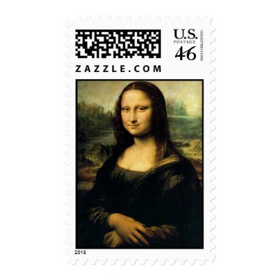 The Mona Lisa by Leonardo Da Vinci Postage