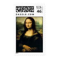 The Mona Lisa by Leonardo Da Vinci Stamps