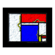 The Mondrian caterpillars posters