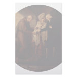 The Monk From Calais Tondo By Kauffmann Angelika Personalized Stationery