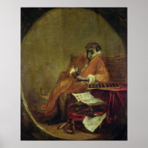 The Monkey Antiquarian, 1740 Print