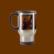 The Monkey Painter mugs