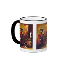 The Monkey Painter mugs